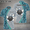 Custom Coolspod Bowling And Pins Mandala Pattern Multicolor Option Customized Name 3D Polo Shirt