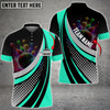 Custom Bowling And Pins Square Pattern Multicolor Option Customized Name 3D Shirt
