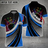 Custom Bowling And Pins Square Pattern Multicolor Option Customized Name 3D Shirt
