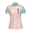Do Not Make Me Use My Golfer's Voice Golf Short Sleeve Women Polo Shirt, Cool Golf Shirt For Ladies, Unique Female Golf Gift, Best Gift For Women Golfers