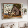 God Bless Us With Love, Farmer Poster, Poster Decor Poster and Canvas