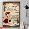 Custom To My Wife Once Upon A Time I Became Yours And You Became Mind And We Stay Together Poster and Canvas