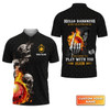 Custom Bowling Skull Hello Darkness My Old Friend Personalized Name 3D Polo Shirt Gift For Bowler
