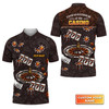 Custom I Would Rather Be at the Casino Personalized Name 3D Polo Shirt Gift For Poker Players