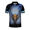 Custom Freedom Isn't Free American Eagle Veteran Custom Polo Shirt