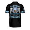 Custom Freedom Isn't Free American Eagle Veteran Custom Polo Shirt
