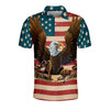 Vintage Freedom Isn't Free American Flag With Eagle Polo Shirt