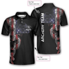 Custom Archery Smoky US Flag Custom Archery Shirts For Men, Perfect Uniform Archery Team