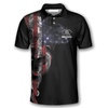 Custom Archery Smoky US Flag Custom Archery Shirts For Men, Perfect Uniform Archery Team
