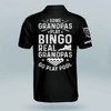 Custom Coolspod Some Grandpas Play Bingo Real Grandpas Go Play Pool Billiard Polo Shirt