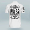 Custom Coolspod Some Grandpas Play Bingo Real Grandpas Go Play Pool Billiard Polo Shirt