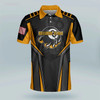 Custom 3D Eagle Billiard Polo Shirt, Custom name Billiard uniform, Billiard clothing