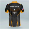Custom 3D Eagle Billiard Polo Shirt, Custom name Billiard uniform, Billiard clothing