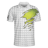 Tennis Men Polo Shirt, Check Pattern Short Sleeve Tennis Print Shirt, Gift For Stylish Tennis Players - Best Polo Shirt For Men, Tennis Players