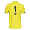 Caution Beware Of Flying Discs Short Sleeve Polo Shirt, Yellow Skull Polo Shirt, Best Golf Shirt For Men, Polo Shirt Gift For Men Disc Golfers