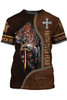 Custom 3D All Over Print Faith Over Fear Shirt Knight Templar T Shirt