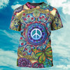 I Am Hippie 3D Shirts, Hippie Bus Tshirt, Hipster Present,3D All Over Printed Hipster Tshirt For Men And Women,
