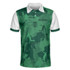 Camouflage Texture Doink Disc Golf Short Sleeve Polo Shirt, Disc Player Polo Shirt, Camo Disc Golf Shirt For Men, Polo Shirt Gift For Men Golfers