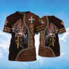3D All Over Print Faith Over Fear Shirt Knight Templar T Shirt