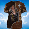 3D All Over Print Faith Over Fear Shirt Knight Templar T Shirt