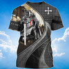 Knight Templar Man Of God Warrior Of Christ T Shirt