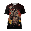 Cowboy Skeleton 3D T Shirt Halloween Cowboy Gifts