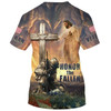 3D All Over Print Honor The Fallen Shirt Veteran Knee Before God Premium T Shirts