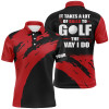 Custom Golf Men Polo Shirt - Funny Custom Name Apparel - Personalized Gift For Golf Lover, Men, Husband, Team - It Takes A Lot Of Balls To Golf The Way I Do