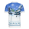 Christmas Golf Polo Shirts - Mens Golf Polo Shirts Short Sleeve - Funny Snowman Pattern Shirt Dry Fit - Christmas Shirt Idea Gift For Men - Best Gift For Golf Lovers