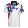 Bowling Men Polo Shirt - Bowling Heart Men Polo Shirt, Plaid Pattern Shirt For Men - Perfect Gift For Friend, Family, Bowling Lovers