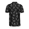 Stickfigures Playing Golf Short Sleeve Polo Shirt, Doodling Golfer Polo Shirt, Best Golf Shirt For Men Coolspod