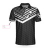 Custom Golfing Instructions Custom Polo Shirt, Personalized Black American Flag Polo Shirt, Cool Golf Shirt For Men Coolspod