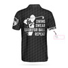 Custom Golfing Instructions Custom Polo Shirt, Personalized Black American Flag Polo Shirt, Cool Golf Shirt For Men Coolspod