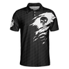 Golf Men Polo Shirt, I'm A Golf Pro Golf Polo Shirt, Black And White Skull Golf Shirt For Men, Basic Golf Sayings Shirt