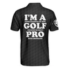 Golf Men Polo Shirt, I'm A Golf Pro Golf Polo Shirt, Black And White Skull Golf Shirt For Men, Basic Golf Sayings Shirt