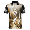 Jesus And Fishing Men Polo Shirt, All I Need Today Is A Little Bit Of Fishing And A Whole Lot Of Jesus Polo Shirt, Best Fishing Shirt For Men