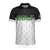 Funny Golfer Seamless Pattern Golf Polo Shirt, Golf Shirt For Men, Best Gift For Golfers Coolspod