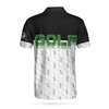 Funny Golfer Seamless Pattern Golf Polo Shirt, Golf Shirt For Men, Best Gift For Golfers Coolspod