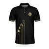 Personalized Kings Are Born Custom Polo Shirt, Luxury Black And Gold Polo Shirt, Cool Golf Shirt For Men Coolspod