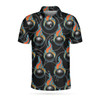 Bowling In Fire Seamless Pattern Short Sleeve Polo Shirt, Bowling Ball Polo Shirt, Best Bowling Shirt For Men Coolspod