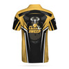 Clean Sweep Yellow Bull Bowling Short Sleeve Polo Shirt, Digital Bowling Alley Polo Shirt, Best Bowling Shirt For Men Coolspod