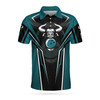 Clean Sweep Bowling Bull Short Sleeve Polo Shirt, Digital Bowling Alley Polo Shirt, Best Bowling Shirt For Men Coolspod