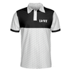 Golf Is My Therapy Golf Polo Shirt, Black And White Golf Love Polo Shirt, Best Golf Shirt For Men