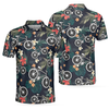 Tropical Bike Polo Shirt, Tropical Cycling Themed Shirt For Bike Lovers, Funny Cycling Shirt Design - Perfect Gift For Men