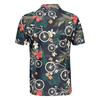Tropical Bike Polo Shirt, Tropical Cycling Themed Shirt For Bike Lovers, Funny Cycling Shirt Design - Perfect Gift For Men