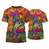 3D All Over Print Tshirt, Hippie Shirts For Men And Women, Mushroom Hippie