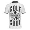 Golf Is Good For Soul Polo Shirt, Short Sleeve Men Polo Shirt, Golf Shirt For Men, Gift For Men Golf