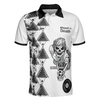 Men Polo Shirt - Billiards To Death Burry Me With Billiards Club Polo Shirt, Cool Skull Polo Shirt Design For Billiards Lovers