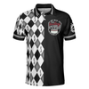 I Just Need To Go Bowling Polo Shirt, Black And White Argyle Pattern Polo Shirt, Best Bowling Shirt For Men