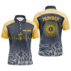 Custom Heartbeat Mens Golf Polo Shirts, Custom Golf Shirts Disc Golf Shirts For Mens, Best Golf Gifts
